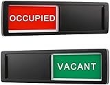 Señal deslizante de alta calidad: se mantiene magnéticamente en su lugar, informa a otros si las habitaciones están vacías o ocupadas