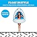 BigMouth Giant Animal Pool Float, Inflatable Floatie Tube, Blow Up Swim Ring, Outdoor Summer Pool Party Water Toy - Man-Eating Shark