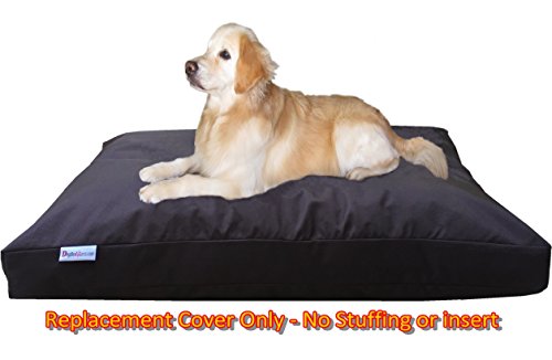Dogbed4Less Xxl 1680 Ballistic Heavy Duty Dog Pet Bed External Zipper Duvet Cover - Replacement Cover Only, 55X37X4 Inches, Seal Brown #TOP25