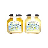 Apicultura Castel Belfort - Pack de 2x400 g Miel de Girasol y Miel de Naranja 100% italiana, elaborada en frío, artesanal, ideal para meriendas, quesos y postres