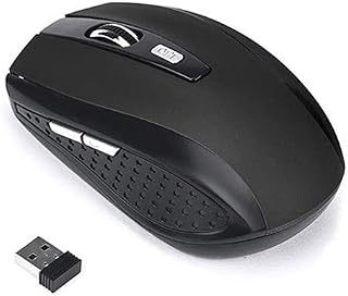 hudiemm0B Wireless Gaming Mouse,Ergonomic USB Receiver Mice for PC Laptop,1200dpi,2.4GHz Black (7500)