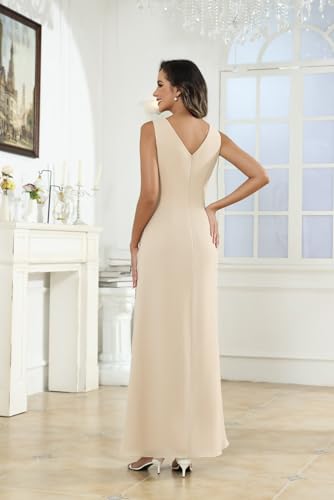 Sequin Chiffon Mother of The Bride Dresses for Wedding Long Sleeve Mother Groom Dress with Jacket4