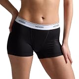 Woxer Womens Boxers - Star 3' Boy Shorts Underwear for Women - Boxers for Women Black