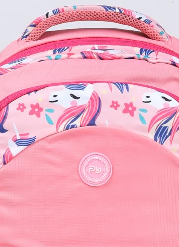Image of PB Pearlbags LARSEN 21L Printed Casual Backpack,3 Compartment,Premium Fabric,Water Resistant Anti Theft,School & College Bag for Boys and Girls,Office & Travel Bag for Men and Women,46X31X15 Cms