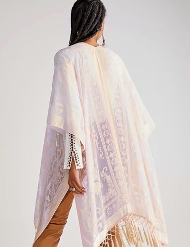 Image of MJ SERECA Women's Casual Long Velvet Kimono