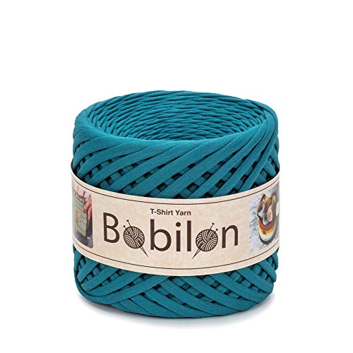Bobilon 3-5 mm Cotton Yarn - Crochet, Knitting, Macrame - Deep Ocean