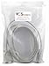 YCS basics 100 Foot DB9 9 Pin Serial / RS232 Male/Female Extension Cable