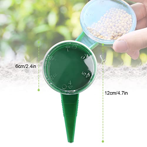 GOTOTOP Pacote com 2 espátulas de sementes, plantador portátil de sementes, distribuidor de sementes