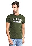Tommy Hilfiger Brad C-NK tee S/S RF Camiseta, Verde (Rifle Green), X-Large para Hombre