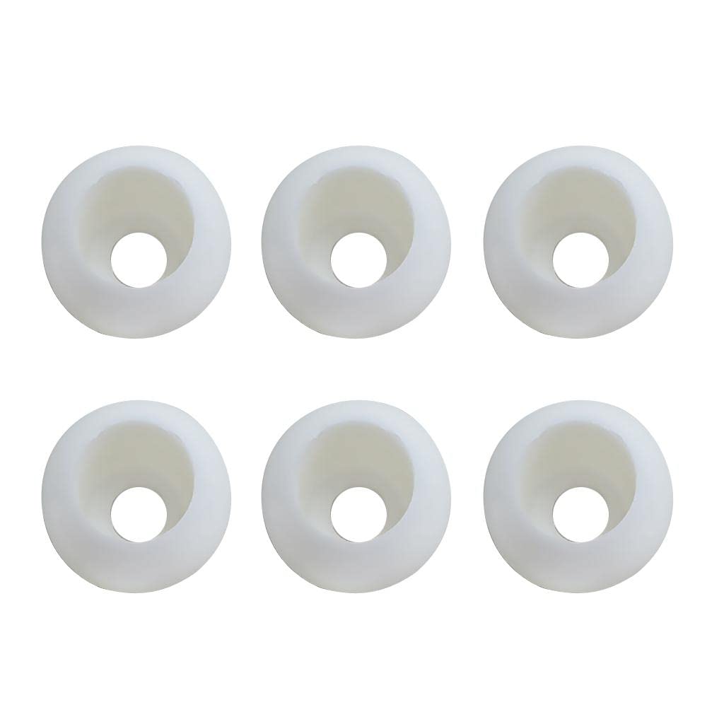 ATORSE 6 Pieces Elastic Shock Cord Rope Toggle Round Ball End Lock Stopper White-image-23