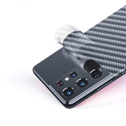 Skin Adesivo Traseira Carbono Transparente Texturizado Para Galaxy S21 (S21 Normal)