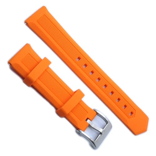 Image of WAMD Quick Release Silicone Rubber Watch Straps - Mercury - 18mm, 20mm, and 22mm Watch Straps for Watches.