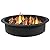 Sunnydaze 2mm Thick Steel Fire Pit Ring Insert - DIY Above or In-Ground Liner - 45-Inch Outer Diameter (39-Inch Inner Diameter)