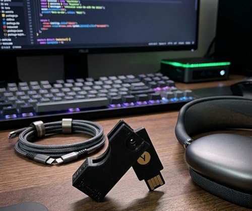 Image of Yubikey Protector Flip Case Keychain Holder (5 NFC / 5C NFC)