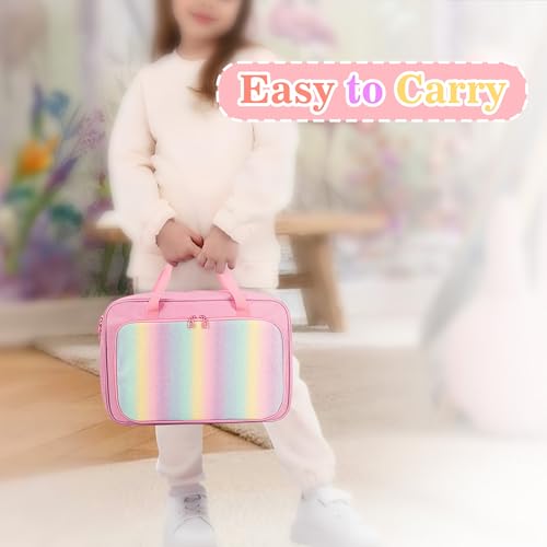 image for GRAOSO Carrying Case Compatible with Barbie Doll (12 Inch), Storage Ca