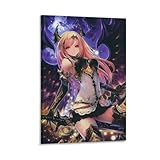 Mushimaro Tachikawa - Dark Angel Olivia Poster, Hot Anime Game Posters HD Modern Family Bedroom Office Decor Canvas Posters 20x30inch(50x75cm)