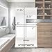 Zadro Fogless LED Lighted Shower Mirror for Fog Free Shaving with Secure Hold Mounting, White, (ZW20TW)