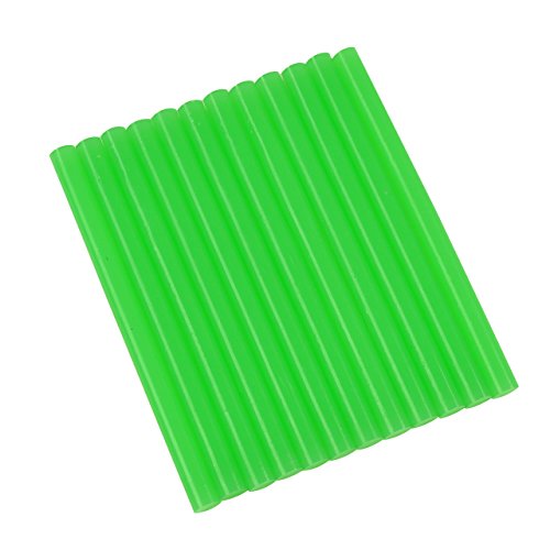 GlueSticksDirect Translucent Green Colored Glue Sticks Mini X 4