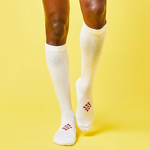 Image of True Energy Knee High Compression Socks for Women, Circulation Support Socks for Recovery & Travel, 2 Pairs
