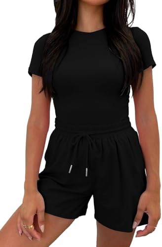 Ulovmi Lounge Sets for Women 2 Piece Summer Outfits Slim Matching...