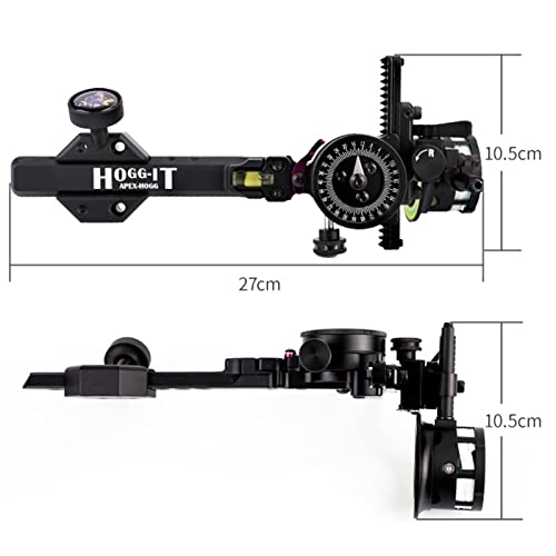 Derclive Compound Bow Sight Pin Bow Sight Aluminum Alloy Accessories Compound Bow Sight Bow Sight Accessories. Pin Sight Compound Bow Sight Pin Bow Sight #TOP3