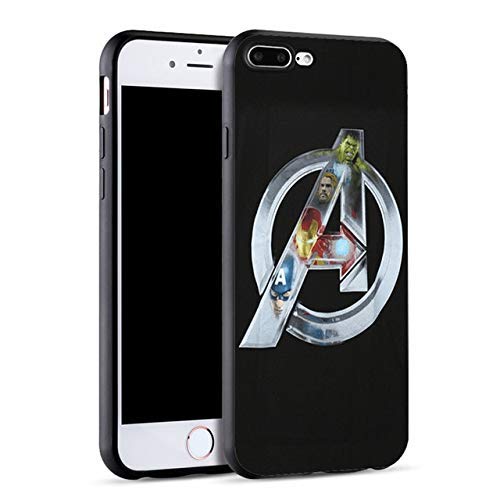 TEN-G Marvel Avengers Case for iPhone Case Iron Man Captain America  Silicone Cover Phone Cases for iPhone 6S 5S XR XS Max Plus X  (SJK2074006HB