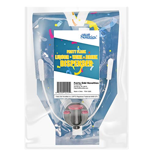 Fairly Odd Novelties Party Dispenser Bag Fun Themed Wine Liquor Or Cocktail Holder Drinking Gift, One Size, Blue #TOP2