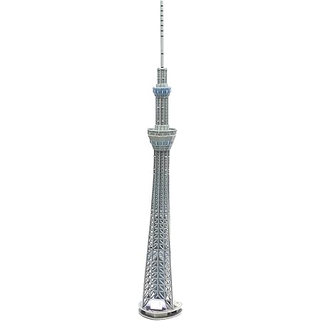 Amazon カワダ 3dペーパーモデル 東京スカイツリーを組み立てよう 8a プラモデル 通販