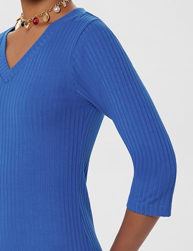 Image of barcino Women's Cotton Blend Midi Bodycon Dress