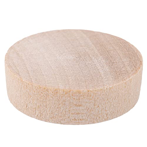 Image of Birch Flat Head Screw Hole Plugs | 1 inch Diameter | Pack of 50 Approx. | UA-110-BW