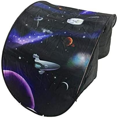 Nifogo Bed Tents For Girls Boys,Pop Up Tents For Kids With Light,Kids Dream Bed Tent,Sleep Tent,Children's Playrooms,Christmas Birthday Gifts (Space)