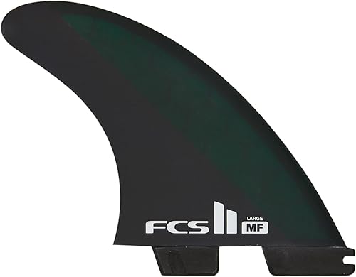 Miniatura 10 de FCS II Mick Fanning Neo Carbon - Tres aletas grandes de carbono, color negro y carbón, diseñadas para potencia, velocidad y respuesta rápida, ideal