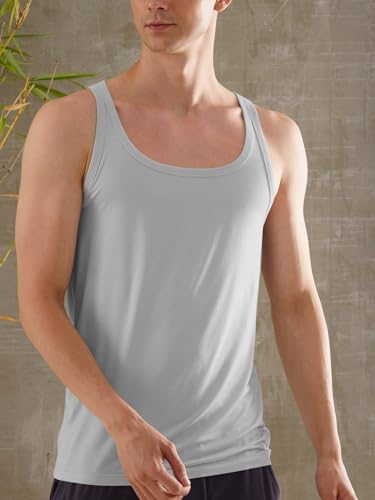 Image of DAMENSCH Neo-Skin Bamboo Blend, Round Neck, Anti-Bacterial, Thermoregulating, Shape Retaining Baniyan for Man, Soft and Sustainable Vest