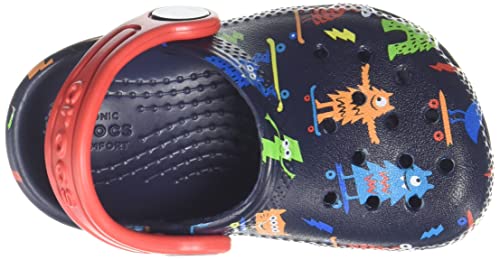 Sandália Classic Easy Icon, Crocs, Criança Unissex, Navy, 25