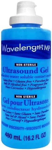 Wavelength® MP 480 ml Blue Multi-Purpose Ultrasound Gel. Hypoalle...