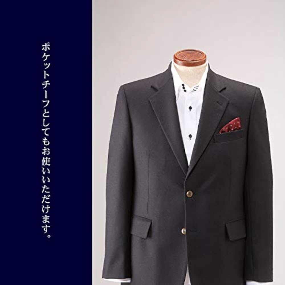 Amazon | ワンタッチ シルク アスコットタイ 3枚セット ワインレッド