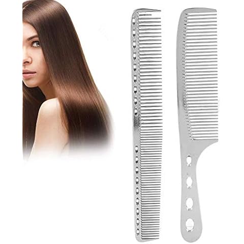Aluminium Haarkamm, Professionelle Haar Anti Static Salon Friseur Kamm Cover