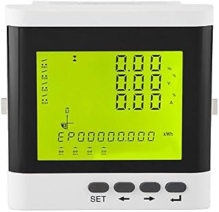 FTVOGUE Multi-Function Three-Phase Programmable Power Meter Electric Digital LED Ammeter Voltmeter,Electric Energy and Measuring Instruments