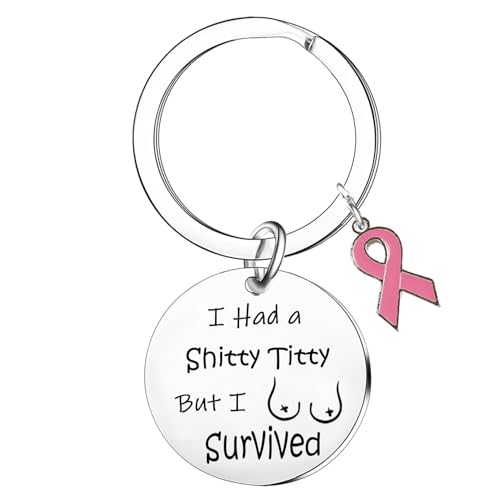Tihnvk Cancer Survivor Gifts for Women Cancer Awareness Gifts for Women Cancer Fighter Presents Inspirational Chemo keyring for Cancer Patients Encouragement Presents for Patients