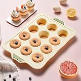 Getdoublerich Silikon Muffinblech Silikon Muffinformen 8/7/12 Cup Antihaft Mini Cupcake...