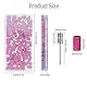 OMBRISA Schleifhülsen Nagelfräser 100 Stk., 180er Schleifkappen Pink, Nagelfräser Nagelfräsen-Schleifbänder mit 2 Stk. 3/32” Nagelfräsen-Bits und Aufbewahrungsbox für Nagelstudio-Zubehör
