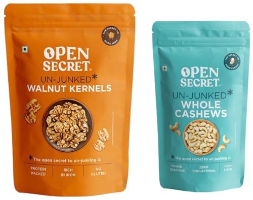 Image of Open Secret Dry Fruits Combo Cashew 450g & Walnut 450g