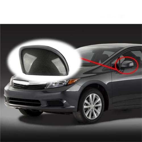 Couvercle rétroviseur carbone pour Civic 9e 2012-2015 finition luxe gauche