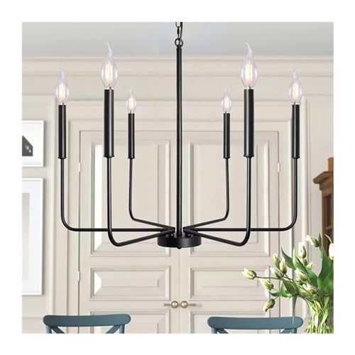 Lustre d'art en or noir d'exception avec suspensions réglables de style