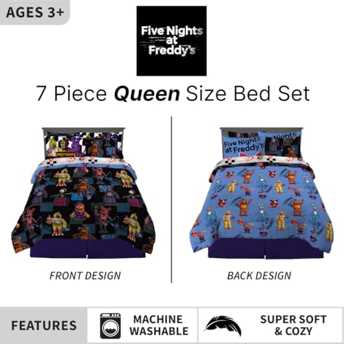 image for Franco Five Nights at Freddy's Kids Bedding Super Soft & Cozy Comforte