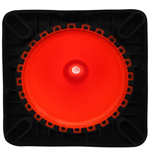 (1 Pallet) Rk 28" Orange Safety Traffic Pvc Cones, Black Base With One Reflective Collar (306 Cones) #TOP4