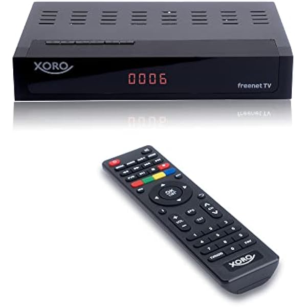 XORO HRT 8770 Twin - DVB-C/DVB-T2 FullHD Combo, zintegrowany system odszyfrowywania telewizji Freenet, podwójny tuner (dwa elementy odbiorcze), gotowość PVR, przesunięcie czasu