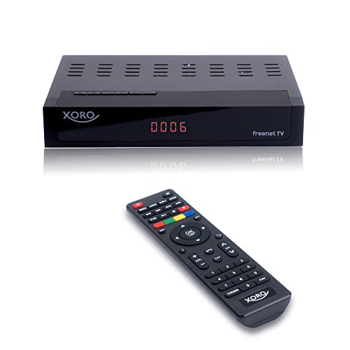 XORO HRT 8770 TWIN odbiornik DVB-T2 FullHD, zintegrowany system odszyfrowywania Freenet TV, tuner Twin (dwie części odbioru), PVR Ready, Timeshift, odtwarzacz multimedialny