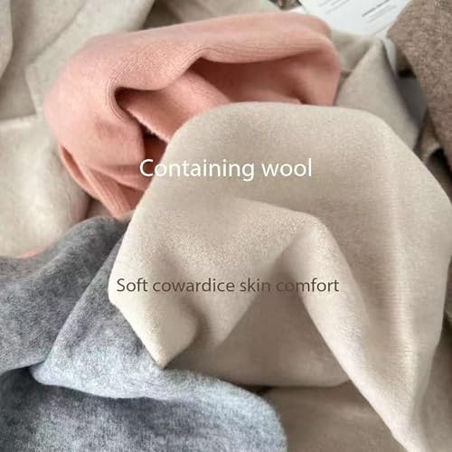Wool Triangle Scarf, Women's Winter Hijab Girls Streetwear Accessories Triangle Shawl Autumn and Winter Warm Shawl4