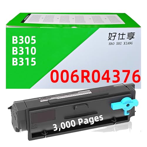 006R04376 006R04377 006R04378 Black High Yield Toner Cartridge Compatible with Xerox B305 B310 B315 Laser Printer (006R04376 Toner-3000Pages)